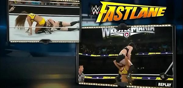  Nikki Bella vs Paige. Fastlane 2015.